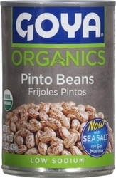 Goya Organic Low Sodium Pinto Beans Canned - 15.5 Oz