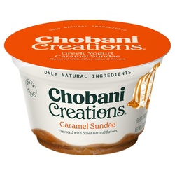 Chobani Creations Caramel Sundae Greek Yogurt, 5.3 Oz