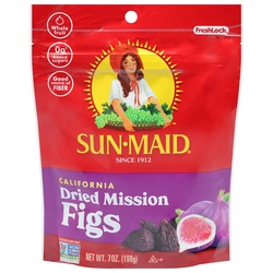 Sun-Maid Orchard Choice Figs, Dried Mission, California 7 Oz