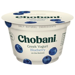 Chobani Blueberry On The Bottom Nonfat Greek Yogurt - 5.3oz
