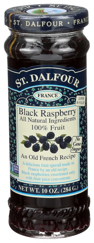 St Dalfour Fruit Spread - Deluxe Black Raspberry 10.00 Oz