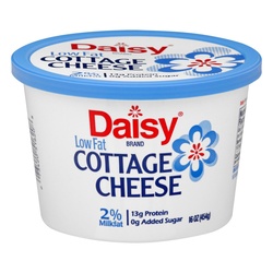 Daisy Cottage Cheese, Low Fat, Small Curd, 2% Milkfat 16 Oz