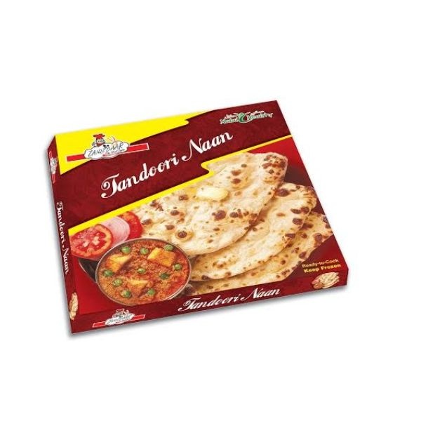 Laxmi Tandoori Plain Naan 4pc