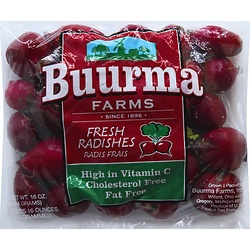 Buurma Farms Radishes, Fresh 16 Oz