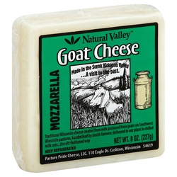 Natural Valley Cheese, Goat, Mozzarella 8 Oz