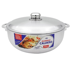 Pepto Chef Valley Aluminium Caldero #9 With Lid