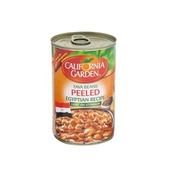 California Garden Peeled Fava Beans Egyptian Recipe 16oz