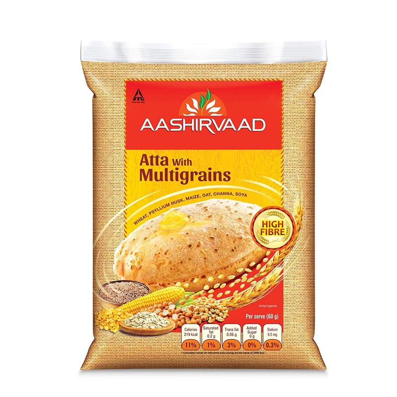 Aashirvaad Atta With Multigrains 10lb