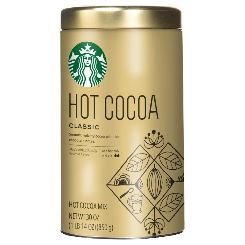 Starbucks, Five star Classic Hot Cocoa Mix 30 Ounce (1.87 Lbs.) Tin