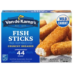 Van de Kamp's Crunchy Fish Sticks, Frozen
