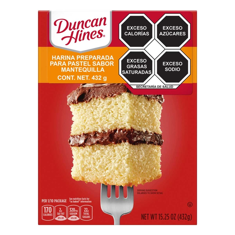 Duncan Hines Classic Butter Golden Cake Mix 15.25 Oz