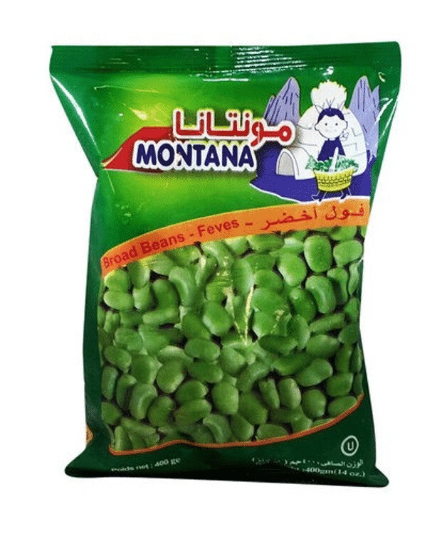 Montana Frozen Fava Green 400gm