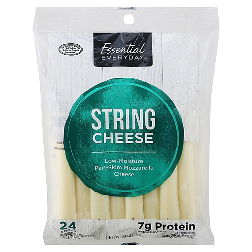 Essential Everyday String Cheese Low-Moisture Part-Skim Mozzarella