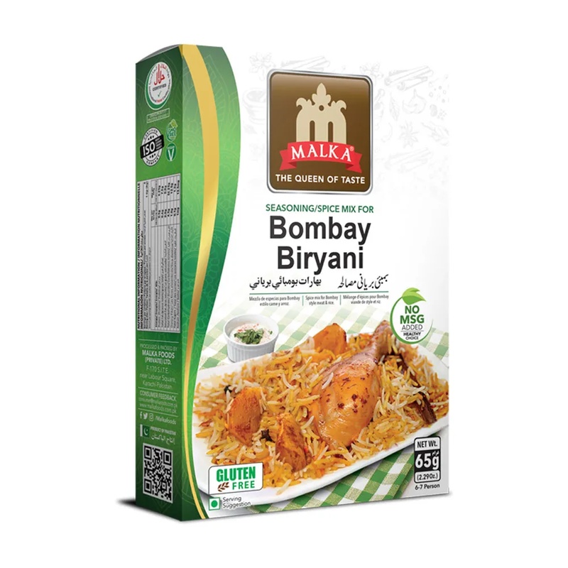 Malka Foods Masala Bombay Biryani 65g
