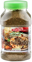 Tazah Jordanian Green Zaatar Thyme Mixture 16 Ounce Jar