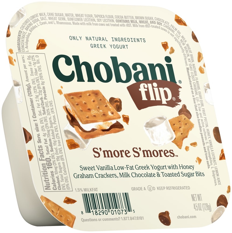 Chobani Flip S'mores Sweet Vanilla Low Fat Greek Yogurt - 4.5oz
