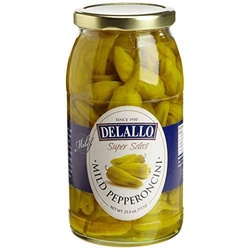 Delallo Mild Whole Pepperoncini 25.5 Fl Oz