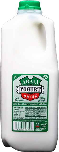 Abali Yogurt Drink Mint 1/2 Gal