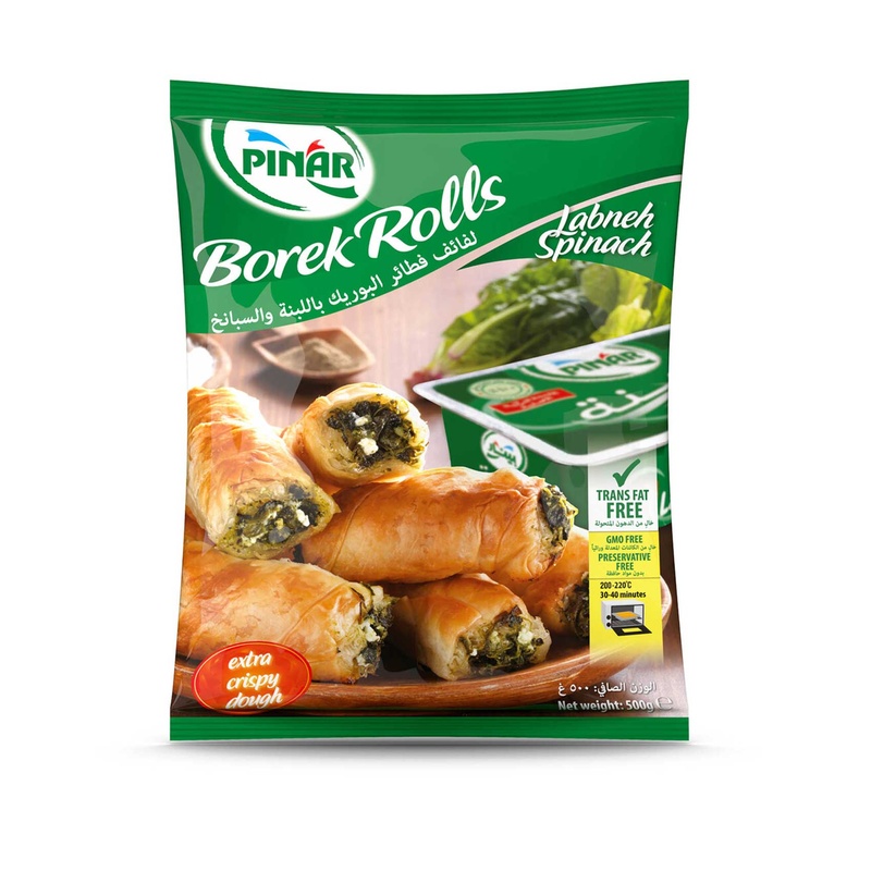 Borek Rolls WITH/ Labneh Spinach 500G
