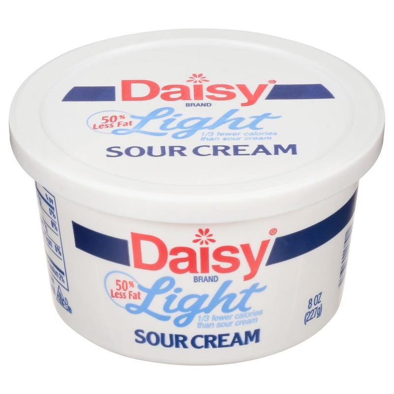 Daisy Sour Cream, 50% Less Fat, Light 8 Oz