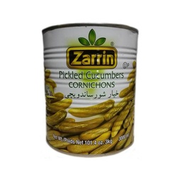 Zarrin Pickled Cucumbers Cornichons, 101.4 Oz