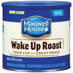 Maxwell House Wake Up Roast Medium Ground Coffee 30.65 Oz Can