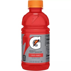 Gatorade Thirst Quencher Fruit Punch Natural Flavor 12 Fl Oz
