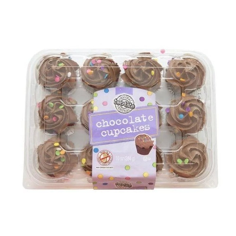 Two-Bite Original Chocolate Cupcakes 10 Oz