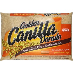 Golden Canilla Rice, Parboiled, Enriched Long Grain 20 Lb