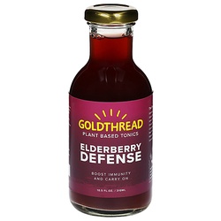 Goldthread Tonics, Plant Based, Elderberry Defense 10.5 Fl Oz