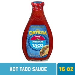 Ortega Taco Sauce, Original, Hot 16 Oz