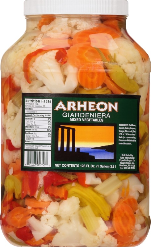 Arheon Giardeniera Mixed Vegetables