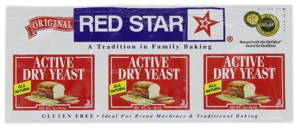 Red Star Active Dry Yeast Gluten Free 3 Packs, 0.75 Oz