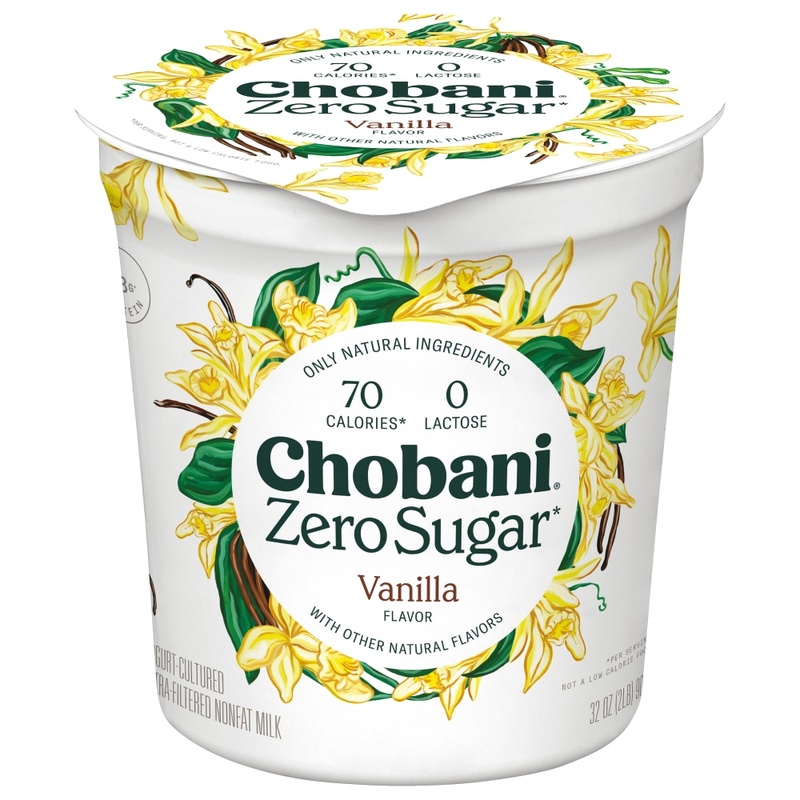 Chobani Zero Sugar Vanilla Nonfat Greek Yogurt - 5.3oz