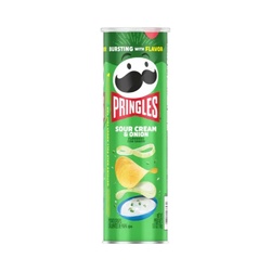 Pringles Potato Crisps Chips Sour Cream & Onion Flavored