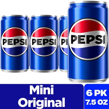 Pepsi Soda Cola 7.5 Fl Oz Can