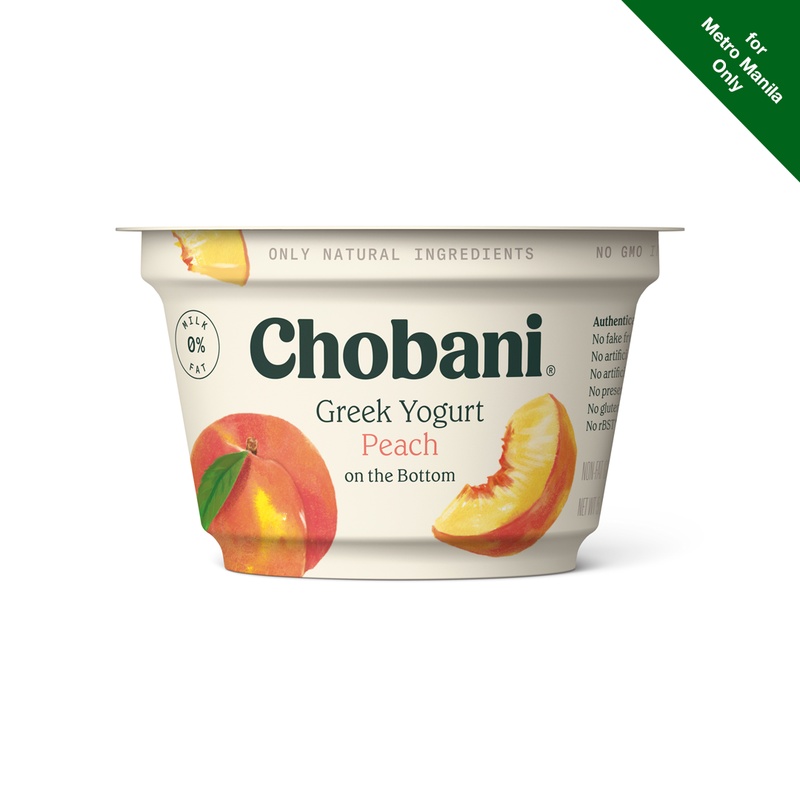 Chobani Peach On The Bottom Nonfat Greek Yogurt - 5.3oz
