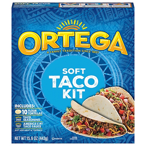 Ortega Soft Taco Kit 15.2 Oz Box