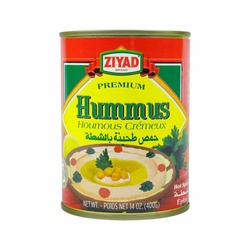 Ziyad Premium Hummus Hot Spicy Dip Tahini, 14 Oz