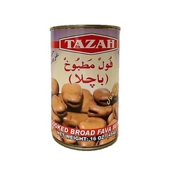 Tazah Cooked Broad Fava Beans - 16oz