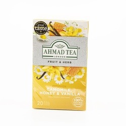 Ahmad Tea Camomile, Honey & Vanilla Infusion - Teabags -20ct