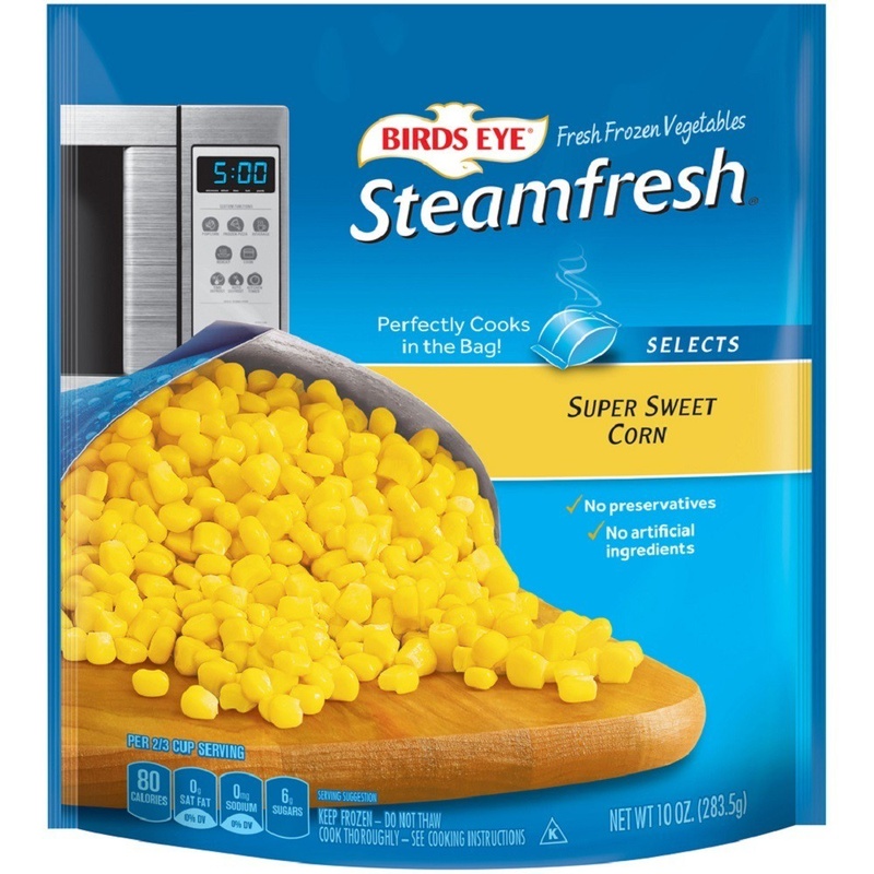 Birds Eye Steamfresh Selects Frozen Super Sweet Corn - 10oz