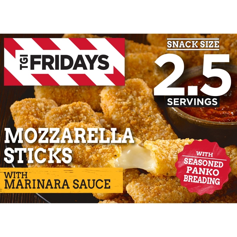 TGI Fridays Mozzarella Sticks With Marinara Sauce, 11 Oz Box
