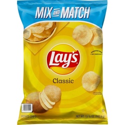 Lay's S Potato Chips Classic 15 5/8 Oz