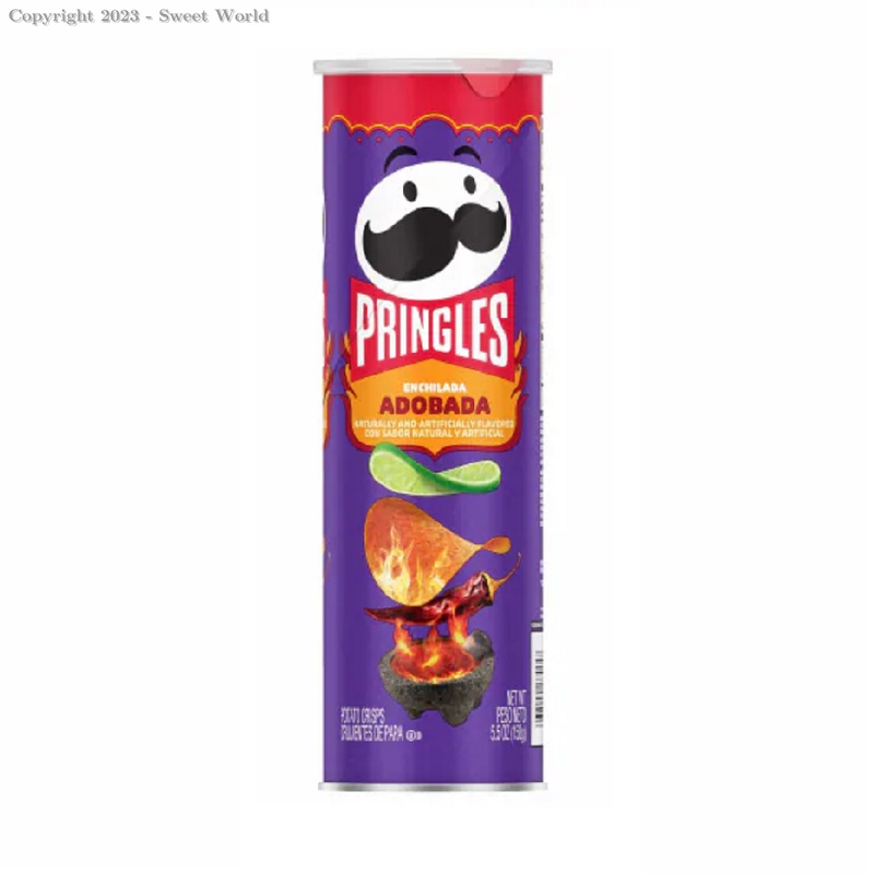Pringles Potato Crisps, Enchilada Adobada 5.5 Oz