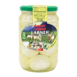 Shahia Labneh Mint Goatâ€™s Milk Strained Yogurt Balls In Oil 15oz