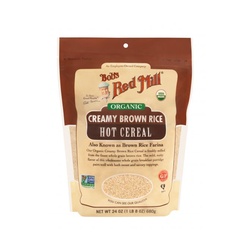Bob's Red Mill Organic Creamy Brown Rice Hot Cereal - Case Of 4/24 Oz