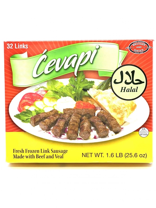 Cevapi Halal Beef & Veal Link Sausage 1.6lb