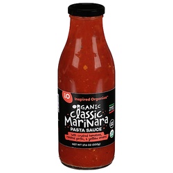 Inspired Organics Pasta Sauce, Organic, Classic Marinara 17.6 Oz