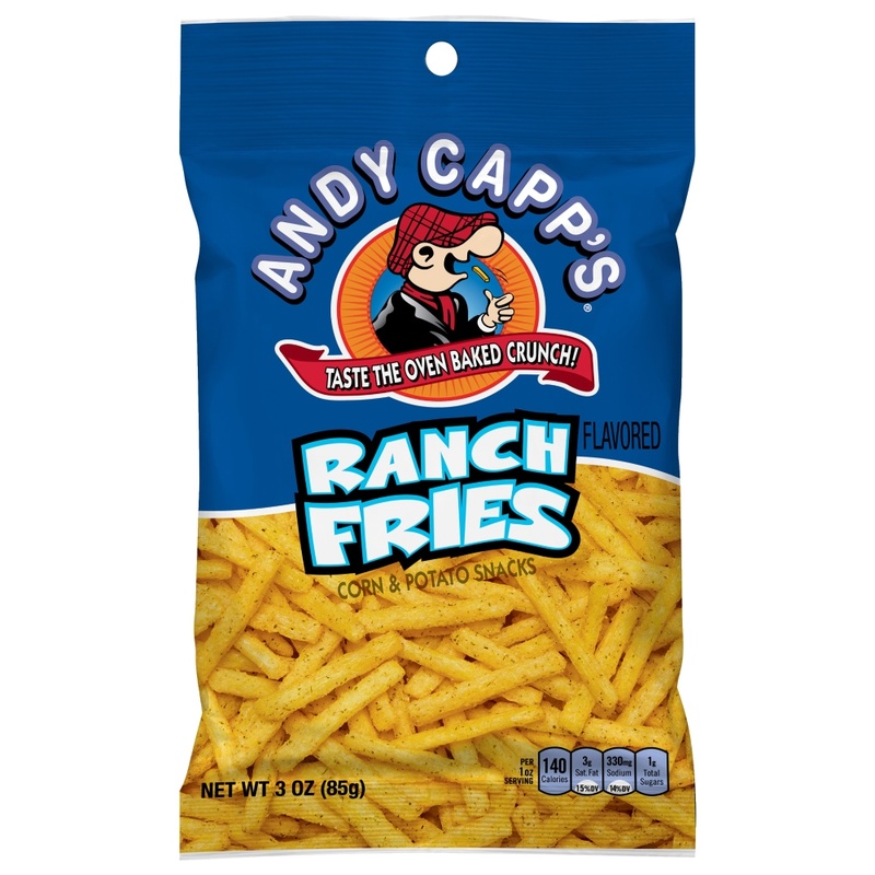 Andy Capp's Corn & Potato Snacks, Ranch Fries 3 Oz